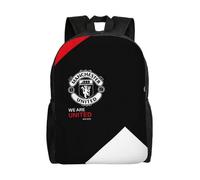 JG1532 Mochila escolar del Manchester United con dibujos animados, mochila de moda para niños, mochila