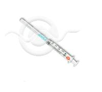 JGA agu 2.5 ml 22G 0.7x30 mm 100 unidades - Jeringa estéril para uso médico