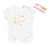 JGA - Camiseta para mujer, camiseta para despedida de soltero, camiseta de novia de equipo, camiseta de dama de honor, Blanco, M