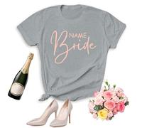 JGA Camiseta para mujer, despedida de soltera, elegante equipo, camiseta de novia, informal, camiseta de dama de honor, divertida despedida de soltera, camisetas de novia, S-3XL
