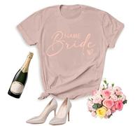 JGA Camiseta para mujer, despedida de soltera, elegante equipo, camiseta de novia, informal, camiseta de dama de honor, divertida despedida de soltera, camisetas de novia, S-3XL