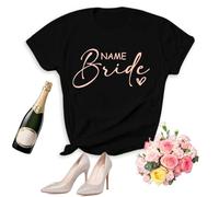 JGA Camiseta para mujer, despedida de soltera, elegante equipo, camiseta de novia, informal, camiseta de dama de honor, divertida despedida de soltera, camisetas de novia, S-3XL