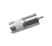 JGA25-370 DC 6V Motor engranaje engranaje alto par 12/16/26/35/60/77/133/176/280/620/1360rpm 1 Uds(With bracket,77 RPM)