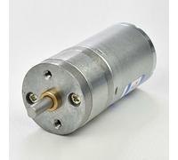 JGA25-370 - Motor de engranajes de 12 V CC con engranajes de metal, motorreductor eléctrico de alto par para automatización industrial, robótica y proyectos de bricolaje, 22-1360 RPM (Se(22 RPM)