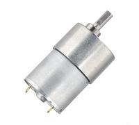 JGB37 3530 - Motor de 12 V CC de 107 rpm, funcionamiento silencioso con salida de alto par para uso en cerraduras electrónicas y mecanismos robóticos