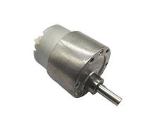 JGB37-500 DC 12 V 24 V motorreductor de 37 mm de diámetro, caja de cambios, motor pequeño, eje excéntrico, par alto, bajo ruido (200RPM_24V)