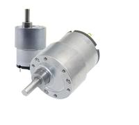 JGB37-520 12V 24V Caja de engranajes de alto par Motor eléctrico Motorreductor 5-600rpm 1 Uds(24V,22RPM)