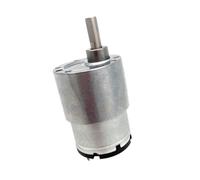 JGB37 520 DC 6/12/24V Motor de engranaje de alto par Micro Motor de reducción de velocidad 7-960RPM Mini Motor de engranaje de Metal eléctrico reductor de caja de cambios(No Bracket,12 RPM,6V)