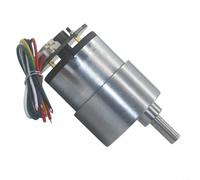 JGB37-520 - Motor de reducción de CC cepillado, 12 V/24 V, alto par de 25 kg· cm, codificador Hall, control de velocidad de 7-960 rpm, motorreductor de aluminio, para equilibrar vehículos y robots de