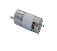 JGB37-545 DC Gear Reduction Motor 12V 24V High Torque, All Metal Gear Box Electric Motor 8/12/23/37/47/70/110/200/330/625/1000RPM for smart Home Robot DIY Conveyor (Without Bracket,12V 200RPM)