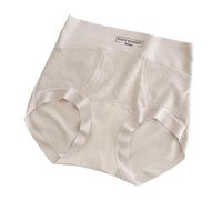 JGDSDMJG Bragas Mujer Resumen De Damas En Tamaños Grandes, Cintura Alta, Breve Encaje Algodón con Un Paso Largo, 7a, Antibacteriano-color-m80-100 Catties
