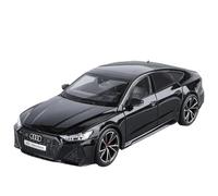 JGEPBHXWV Fundición a presión 1:18 para Audi RS7 Modelos Coches Aleación Escala Colección Decoración Modelos Vehículos Terminados con Puerta Abierta Realista(Black)