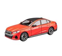 JGEPBHXWV Fundición a presión 1:24 para BMW I5 M60 Modelos Coches Aleación Escala Colección De Modelos Vehículos Terminados con Puertas Abatibles(Red)