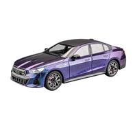 JGEPBHXWV Fundición a presión 1:24 para BMW I5 M60 Modelos Coches Aleación Escala Colección De Modelos Vehículos Terminados con Puertas Abatibles(Purple)