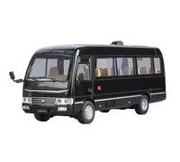 JGEPBHXWV Fundición a presión 1:24 per Toyota Coaster Modelli Auto Lega Scala Modellini Veicoli con Finiture Metallo Collezione Modellini Veicoli Alla Moda(Black)