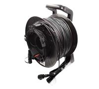 JGFDHKY Cable de conexión de fibra 8C TPU LC-LC blindado 250m300m350m400m con tambor PCD380 8 núcleos SM LSZH 5mm impermeable monomodo exterior FTTH (300m TPU SC-SC)