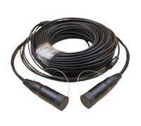 JGFDHKY Cable de conexión de fibra blindada 150-300 m, impermeable, monomodo, 6 núcleos, 6C, SC, LC, FC, ST A, cable de puente óptico a prueba de trinquetes, 200 m (150 m E2000-E2000 TPU)