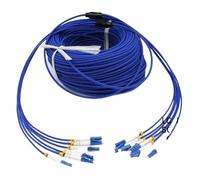 JGFDHKY Cable de conexión de fibra de 6 núcleos blindado 350M-500M 6C SC LC FC ST A monomodo 6 fibras Cable de puente óptico ftth 400 m (pregúntanos personalizado)