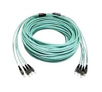 JGFDHKY Cables de conexión de fibra blindada OM3 de 1 a 50 m, 4 núcleos, 4C, SC, LC, FC, ST, UPC, A, LSZH, impermeable, 4 fibras, puente de fibra óptica FTTH 30 m (pregúntanos personalizado)