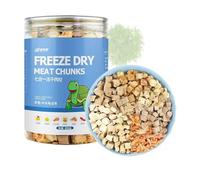 Jgfwat Alimento de tortuga de carne 7 en 1 | Hecho con carne real de grado humano, ayuda a apoyar la salud y la vitalidad | Golosinas de primera calidad para reptiles, gatos y perros | 85 g