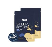 JGFWAT Parches para dormir totalmente naturales, parches para dormir profundos, ayuda al sueño, ayuda a dormir para adultos, hombres y mujeres, parche para mejorar el sueño, 30 unidades (2)