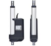 JGGCKNOGG Actuador Lineal eléctrico 24V DC 12000N Empuje 1200kg 600mm 700mm 800mm Tubo de Acero impulsado por Motor de Carrera Fuerte(6MMS 12000N)