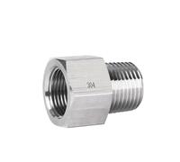 JGGCKNOGG Adaptador de Acero Inoxidable 304, 1 Pieza G1-BSPP Hembra a Macho M20 de 3/8", 1/2" y 1" (Hembra)(3l4 BSPP Male)