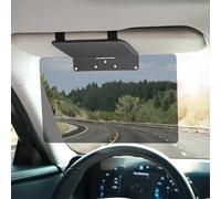 JGGDDU Parasol polarizado extensor para coche, lente de policarbonato antideslumbrante, bloqueador de ampliación de visera, protección UV, protección contra la ceguera de nieve, conducción segura