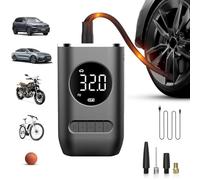 JGGQSY Compresor Aire Portátil para Skoda Enyaq IV Karoq Kodiaq, 150PSI Hinchador Ruedas Coche con Pantalla LCD Digital Hinchador de Aire Eléctrica