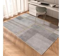 JGGXHM Alfombra geométrica para Sala de Estar, sofá, Dormitorio, Escritorio, Silla, decoración del hogar, Oficina, Cocina, Antideslizante, Lavable (60 x 90 cm)