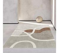 JGGXHM Alfombra Grande con Estampado de Bloques de Colores Simples, Antideslizante, Lavable, para Sala de Estar, Dormitorio, Suave, decoración del hogar (80 x 140 cm)