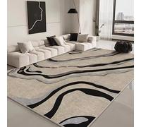 JGGXHM Alfombra Ligera de Lujo para Sala de Estar, Antideslizante, para sofá, Mesa de Centro, Dormitorio, guardarropa (130 x 190 cm)