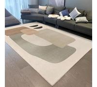 JGGXHM Alfombra Minimalista Moderna para Sala de Estar, Dormitorio, Antideslizante, Estilo Grande, decoración del hogar, Moderna y Hermosa (130 x 190 cm)