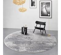 JGGXHM Alfombra Moderna de Estilo Moderno para Dormitorio, Impermeable, Antideslizante, Ligera, de Lujo, Lavable, para Sala de Estar (120 cm)