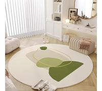 JGGXHM Alfombra Moderna de Pelo Corto para Sala de Estar, Ligera y Lujosa, para Dormitorio, Suave y esponjosa, para mesita de Noche o salón (150 cm)