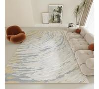 JGGXHM Alfombras Bohemias de Gran tamaño, Neutras, Lavables a máquina, para Sala de Estar, decoración de Interiores (80 x 180 cm)