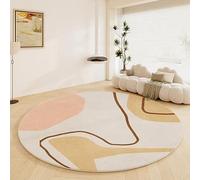 JGGXHM Alfombras de Estilo nórdico para Dormitorio, de Pelo Corto, para guardarropa, Ligeras, de Lujo, para Sala de Estar, abstractas, Antideslizantes (120 cm)