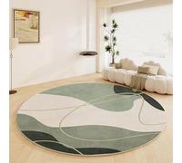 JGGXHM Alfombras de Estilo nórdico para Dormitorio, Suaves y esponjosas, para guardarropa, Ligeras, de Lujo, para Sala de Estar, abstractas, Antideslizantes (130 cm)