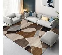 JGGXHM Alfombras geométricas abstractas de Estilo nórdico, Antideslizantes, Lavables, para Sala de Estar, sofá, Mesa de té, decoración del hogar (180 x 270 cm)
