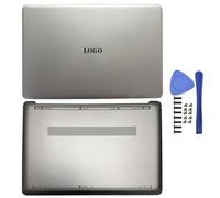 JGHFReW 15S-DU 15S-DY 15-DW 15-DU0048TU Piezas de Repuesto de la computadora portátil Compatible con TPN-C139 L52012-001 Incluye bisagras de la Cubierta Posterior LCD Bisa(AD Cover)