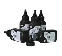 JGHFReW 5 Bottles Black Toner Powder Compatible with Laser Printers M1005 M1005MFP M1319F M1319MFP 1010 1012