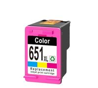 JGHFReW 651 Cartucho de Tinta Reemplazo Compatible con OfficeJet 202 202C 252 252C y Deskjet Ink Advantage 5575 5645 Impresoras(HP 651xl 1color)