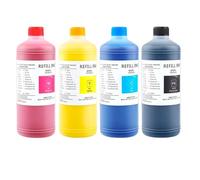JGHFReW Botella de Recarga de Tinta de 1000ML Compatible con impresoras ColorWorks C3500 C7500 TM-C3510 PP-100N PP-50 PP-50BD PP-100 C7500G C7500GE(1 Liter Black)