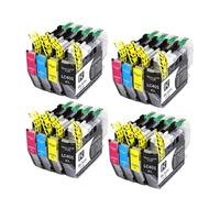 JGHFReW Cartucho de Tinta 1~5set LC401 XL LC401XL Compatible con Impresora MFC J1010DW MFC J1012DW MFC J1170DW J5340DW J5345DW(LC401XL-4Color 4Set)