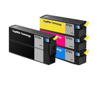 JGHFReW Cartucho de Tinta 976Y 976 Y para impresoras PageWide Pro 552DW 552DN 577DW 577Z P55250DW MFP P57750DW(4PCS - BK C M Y)