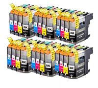 JGHFReW Cartucho de Tinta Compatible LC223 LC221 para MFC-J4420DW J4620DW J4625DW J480DW J680DW J680DW J880DW Reemplazo de impresoras(6 Set)