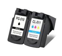 JGHFReW Cartucho de Tinta Compatible PG-510 CL-511 PG510 CL511 para impresoras MP250 MP280 IP2700 MP240 MP270 MP480 MX320