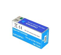 JGHFReW Cartucho de Tinta Compatible SJIC22P para TM-C3500 C3500 Reemplazo de Impresora de Etiqueta para C33S020577 SJIC22P (K) Cartucho de Tinta de Pigmento Europa(SJIC22P(C))