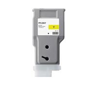 JGHFReW Cartucho de Tinta PFI206 PFI 206 PFI-206 300ml Compatible con IPF6400 IPF6450 IPF6400S IPF6450S IPF6400SE(PFI-206-Y)