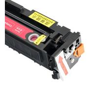 JGHFReW Cartucho de tóner Compatible de 4 PC 216A W2410A W2411A para Las impresoras láser de Color Funciona con Pro MFP M183FW M182N 182N(216A with Chip)